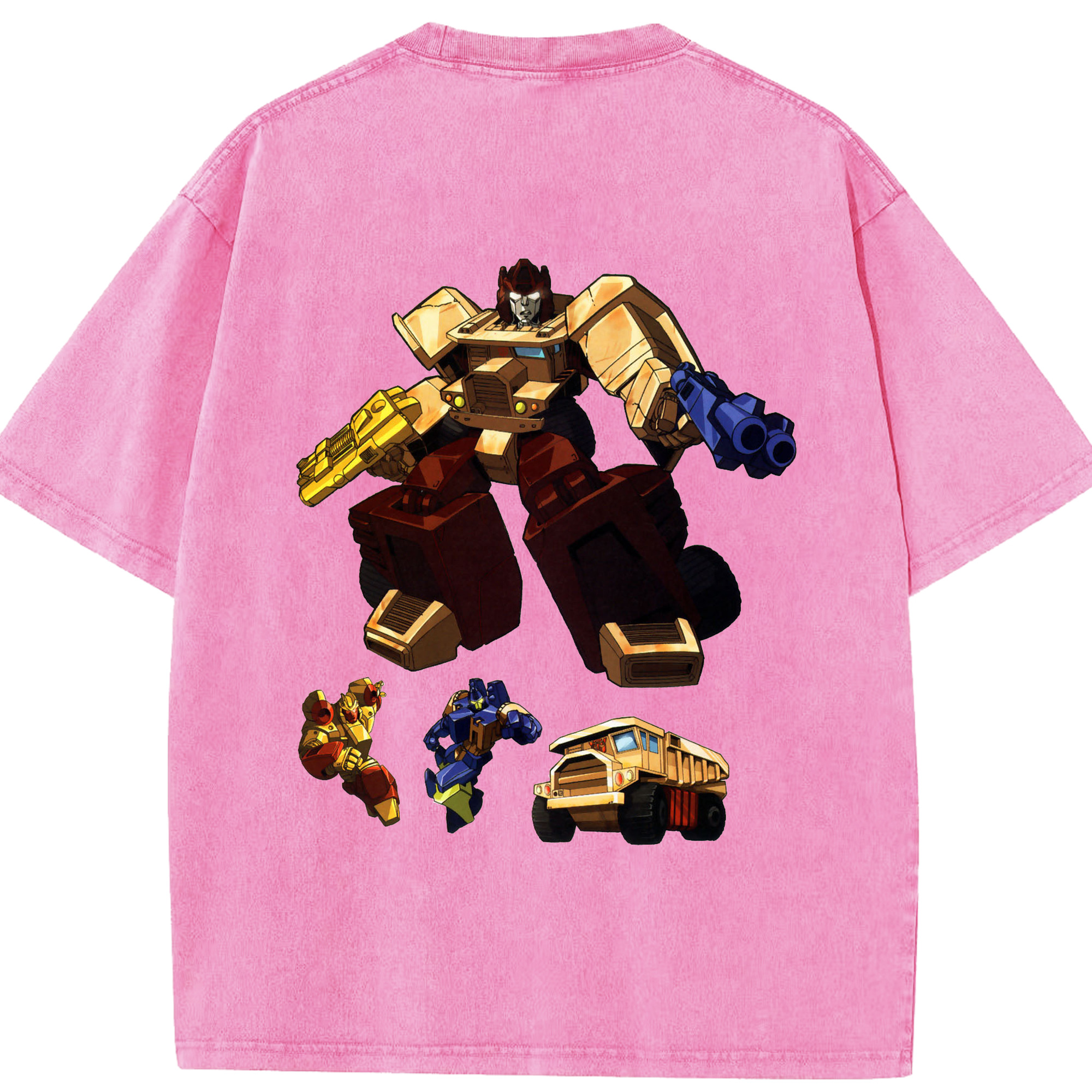 （画像用）  綿100% ヴィンテージ風 半袖Tシャツ（背面プリント）